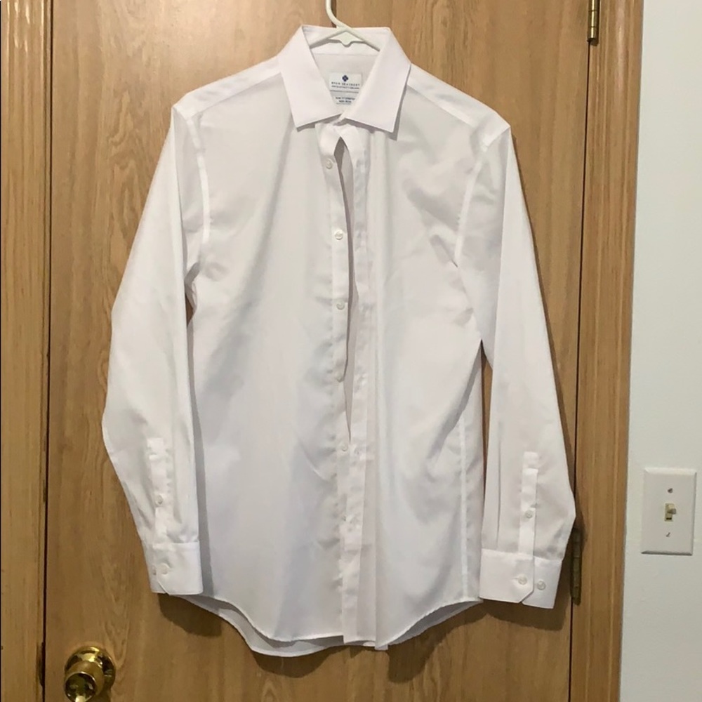 Mens Ryan Seacrest Distinction White Dress Shirt